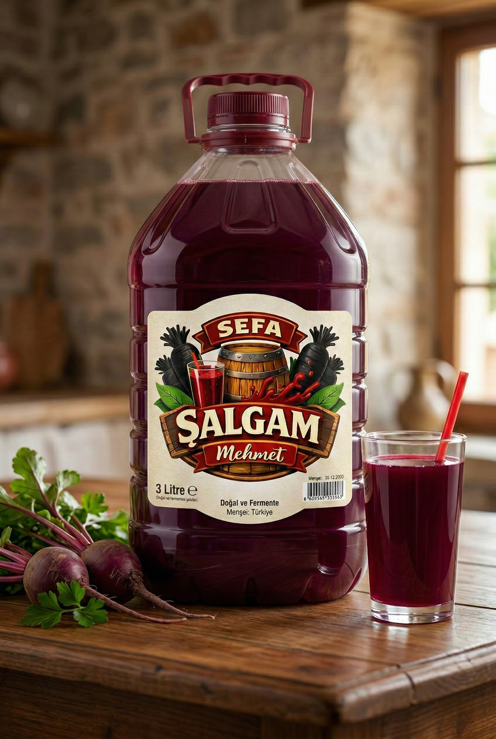 3 Litre Bidon Sefa Şalgam